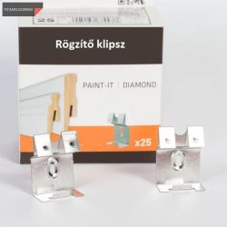 Rögzítő klipsz MDF festhető szegélyléchez (25 db)